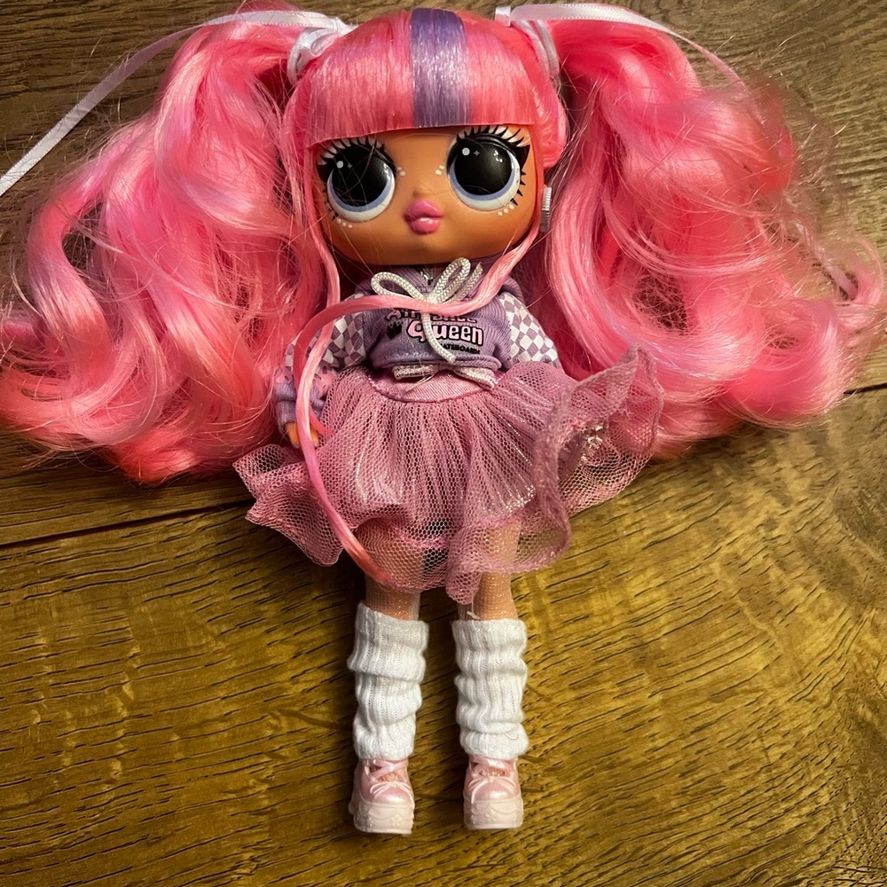 Pink Fashion Doll with Curly Hair